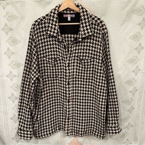 Urban Outfitters Houndstooth Shacket